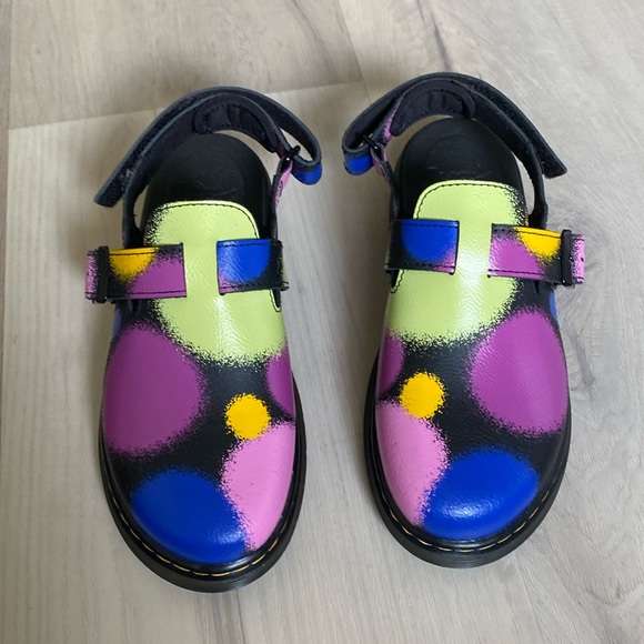 BRAND NEW! Dr. Martens Jorgie Y Leather Slingback Clogs - Size 6 (37) - Picture 2 of 7